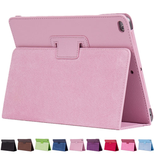 PU Leather For Apple iPad Mini 4 Smart Case Litchi Pattern Flip Matte Cover For iPad mini 4 With Stander holder