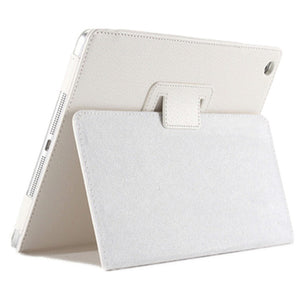 PU Leather For Apple iPad Mini 1 2 3 Smart Case Litchi Pattern Flip Matte Cover For iPad mini mini 2 mini 3 With Stander holder