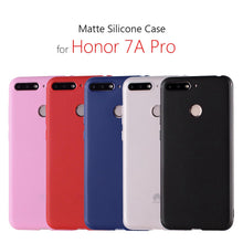 Load image into Gallery viewer, Honor 7A pro case on silicone cover 5.7" Soft tpu case for honor 7a pro silicon on black mobile phone bags