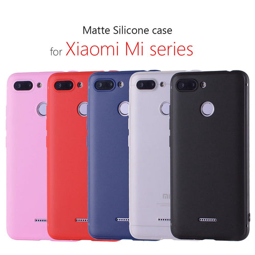 Xiaomi redmi 6 case silicone cover. cover case for Xiaomi redmi 6 on funda capa coque mobile phone bags