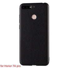 Load image into Gallery viewer, Honor 7A pro case on silicone cover 5.7" Soft tpu case for honor 7a pro silicon on black mobile phone bags