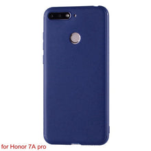 Load image into Gallery viewer, Honor 7A pro case on silicone cover 5.7" Soft tpu case for honor 7a pro silicon on black mobile phone bags