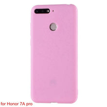 Load image into Gallery viewer, Honor 7A pro case on silicone cover 5.7" Soft tpu case for honor 7a pro silicon on black mobile phone bags