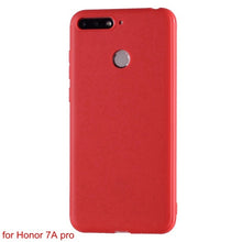 Load image into Gallery viewer, Honor 7A pro case on silicone cover 5.7" Soft tpu case for honor 7a pro silicon on black mobile phone bags
