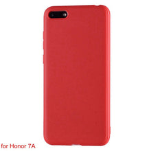 Load image into Gallery viewer, Honor 7A pro case on silicone cover 5.7" Soft tpu case for honor 7a pro silicon on black mobile phone bags