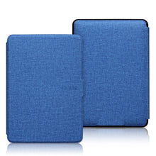 Load image into Gallery viewer, For All-New Kindle 2019 Case Cloth Texture PU Leather Smart Case PC Back Hard Cover for All-New Kindle 10th 2019 Released