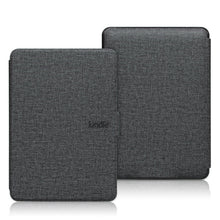 Load image into Gallery viewer, For All-New Kindle 2019 Case Cloth Texture PU Leather Smart Case PC Back Hard Cover for All-New Kindle 10th 2019 Released