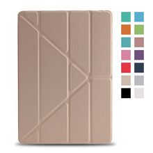 Load image into Gallery viewer, For iPad Pro 10.5 inch Case for iPad Air 3 Cover PU Leather Magic Multi-fold Hard Back Smart Case with Stand Holder